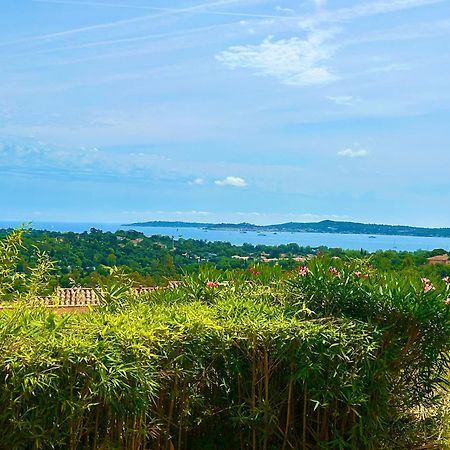 Les Restanques Vue Mer Roses 1070 Rez De Jardin Grimaud Exterior foto